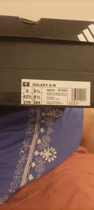 Adidas Galaxy 6 M IE8132 – Tamanho 42 2/3 – Excelente estado