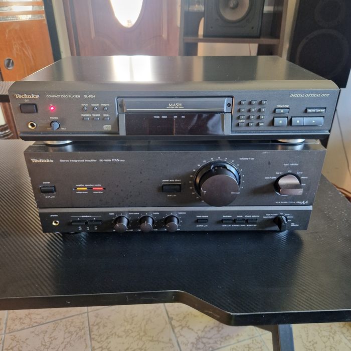 Zestaw Technics: Wzmacniacz SU-V670 + CD SL-PG4 (Pilot)