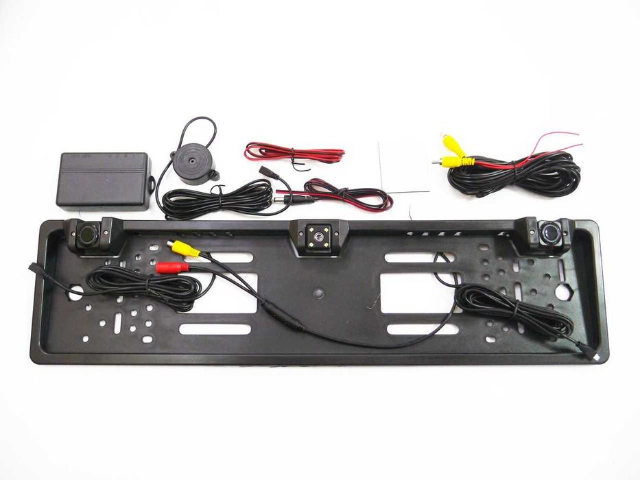 Номерна рамка з камерою заднього виду та парктроніками, авторамка