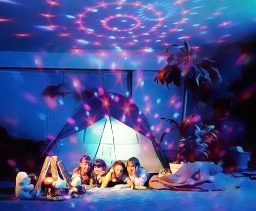 Kolorowe Światła na Imprezę: LED Disco Ball Light