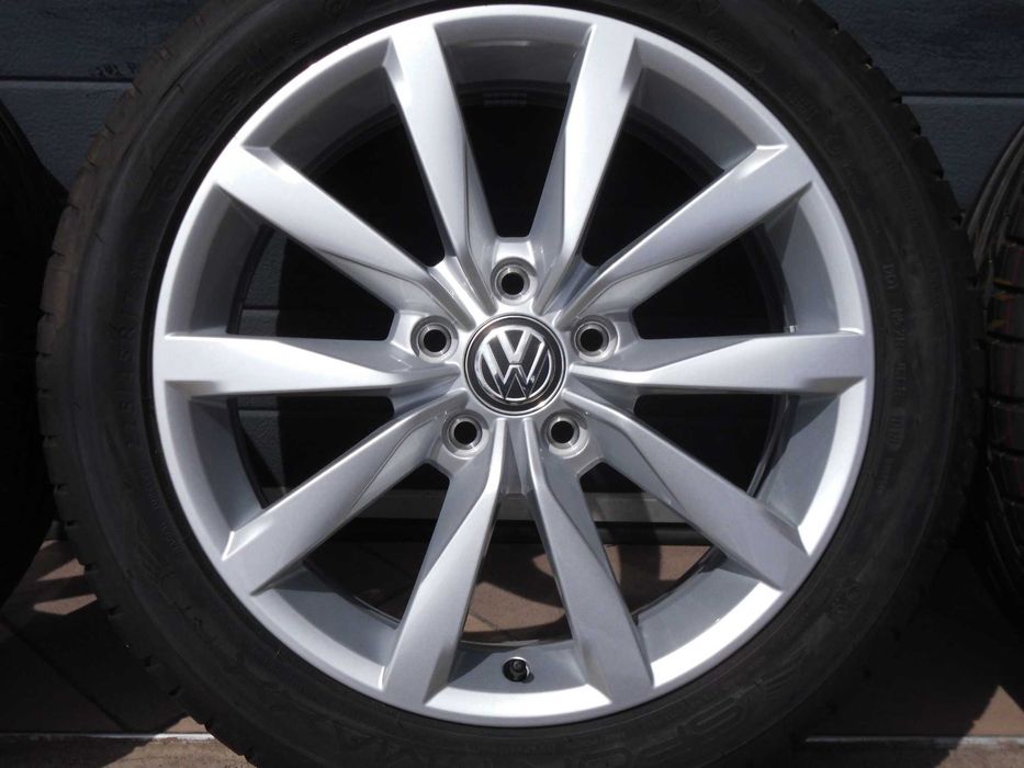 Koła letnie aluminiowe 17 5x112 oryg Vw Golf VII 5N VIII VI Caddy Touran I