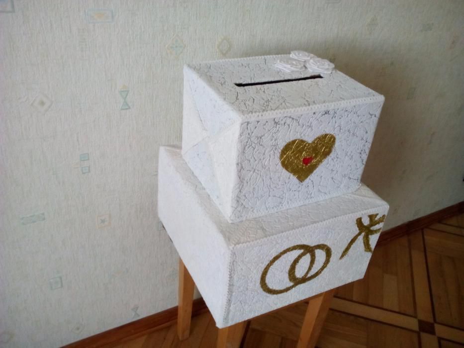 Весільна коробка  Свадебна для денег
