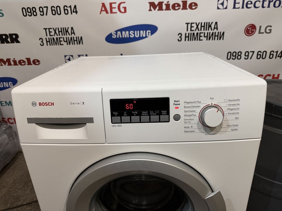 Пральна машина Bosch з бочкою під бак з Німеччини