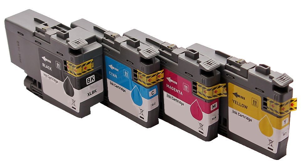 Pack de 4 Tinteiros Compatíveis Brother LC3237