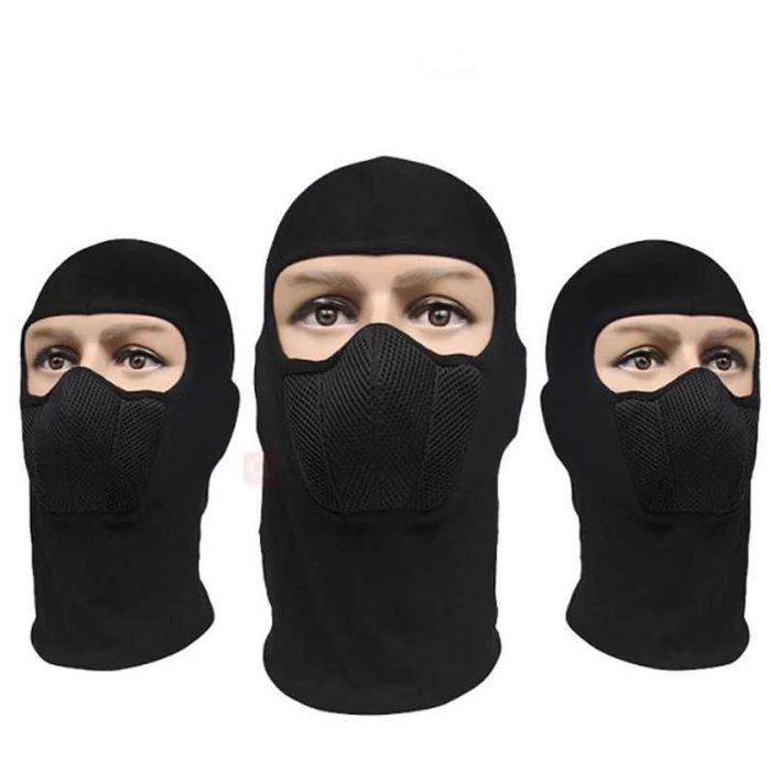 Balaclava multi-usos licra e algodão moto cafe racer scrambler