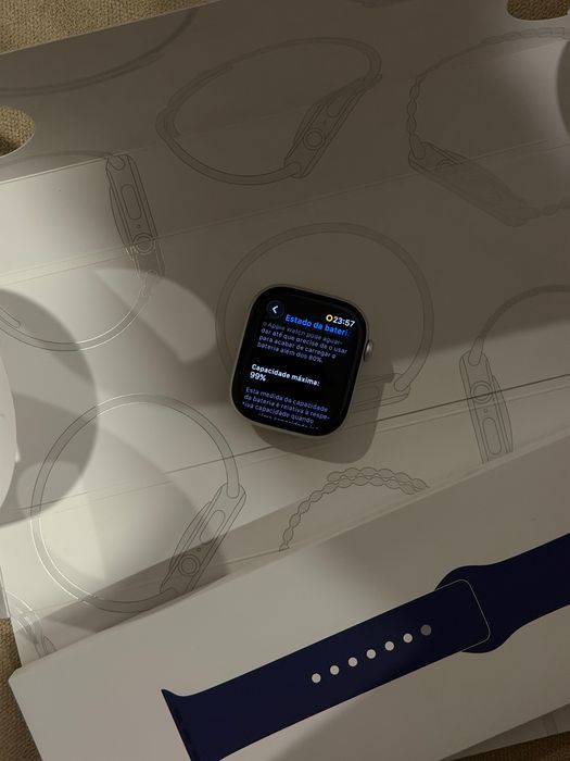 Apple Watch Series 10 46mm Prateado | Impecável | Com Fatura + Bateria 99%