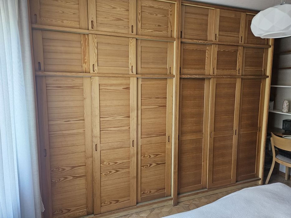 Szafa drewniana rozsuwana lite drewno 308x250x58