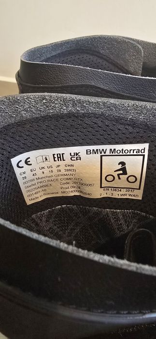 Buty motocyklowe Bmw Motorrad Pro Race Comp GTX rozm.42 / 43