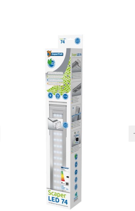 LED лампа світильник SuperFish Scaper 55/74см 28Вт для акваріума