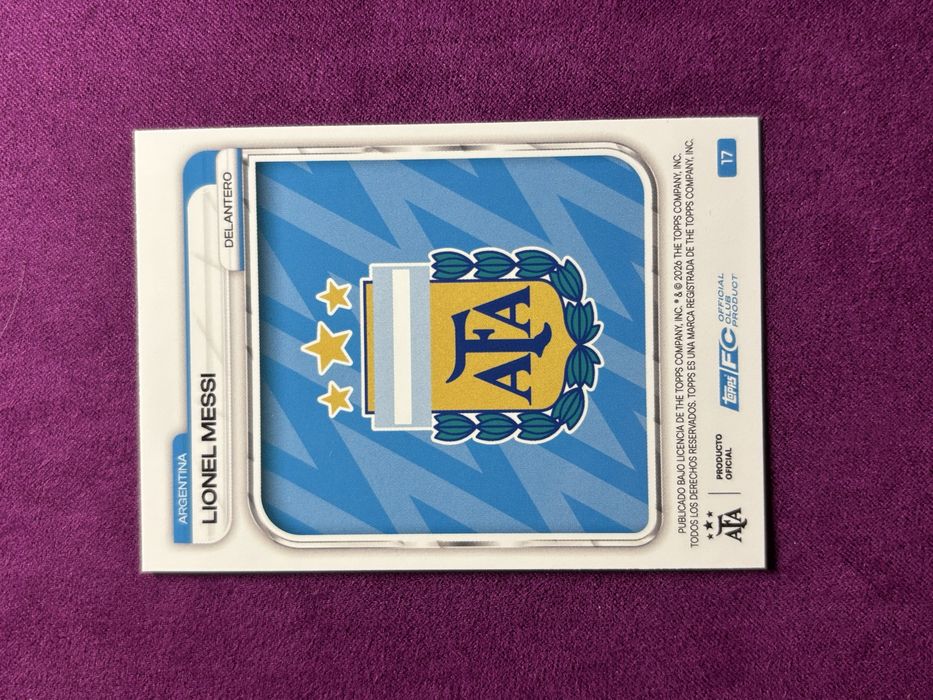Lionel Messi topps argentina 2026