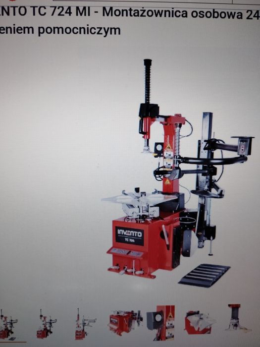 Montażownica osobowa 24" z ramieniem pomocniczym