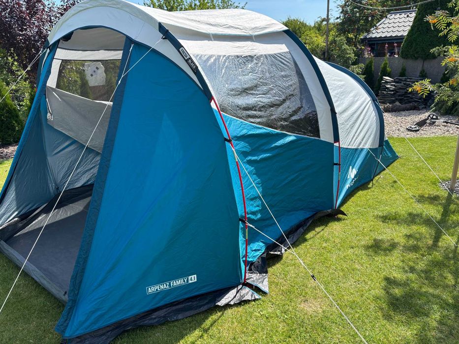 Namiot kempingowy Quechua Arpenaz 4.1 Fresh & Black 4-osobowy