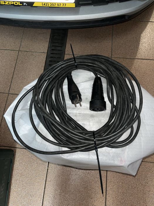 Przedłużacz 230V gumowy solidny 18 m