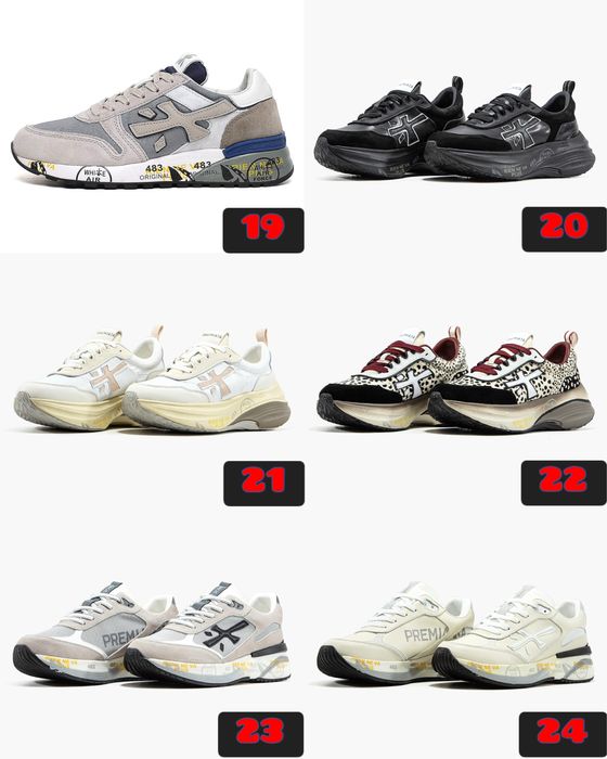 ‼️НЕЙМОВІРНІ ‼️Кросівки Premiata різних кольорів | Розміри 36 - 45‼️