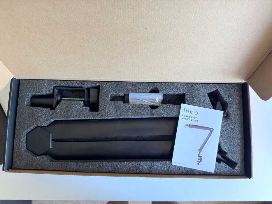 • Мікрофон динамічний FIFINE TANK 6 + Пантограф FIFINE BM66 •