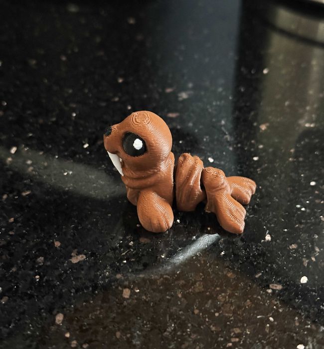 Słodki Mors Arktyczny Minimals 3D – ruchoma mini figurka, zabawka