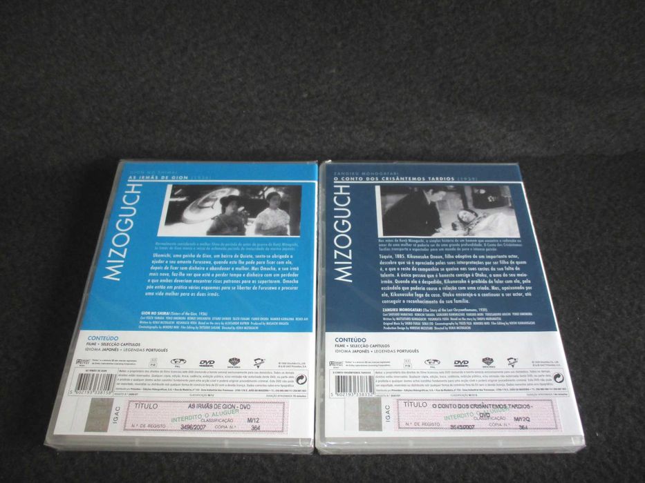 DVD Colecção Mizoguchi Filmes