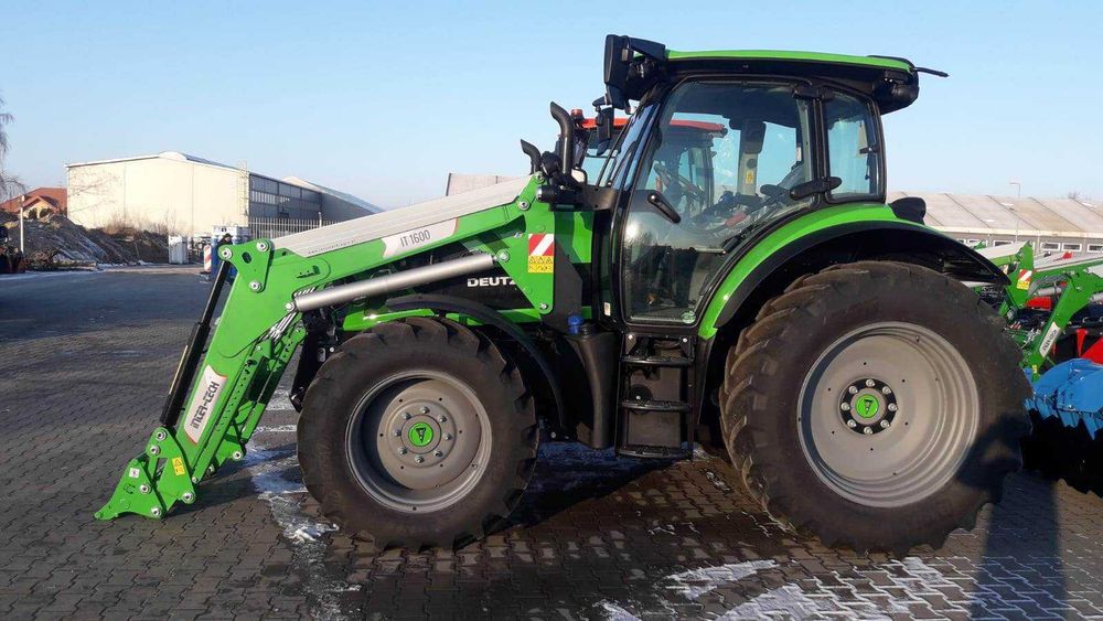 Ładowacz TUR INTERTECH do Case Zetor, JD, NH, MF, MTZ kredyt 0% montaż samopoziomowanie ramka EURO samozatrzaskowa 3 sekcje sterowanie joystick