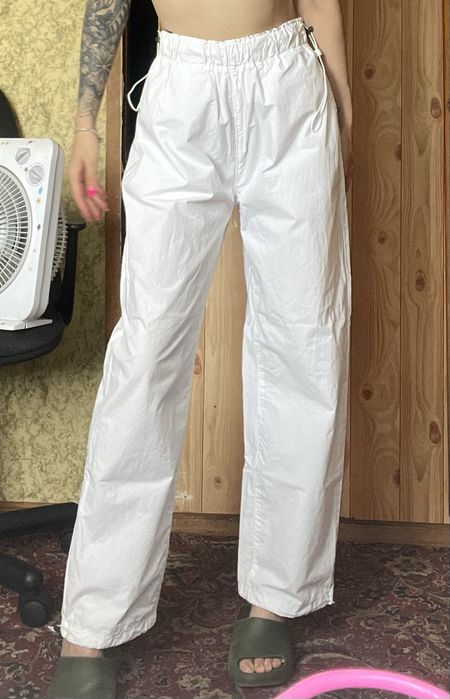 Штани жіночі широкі білі