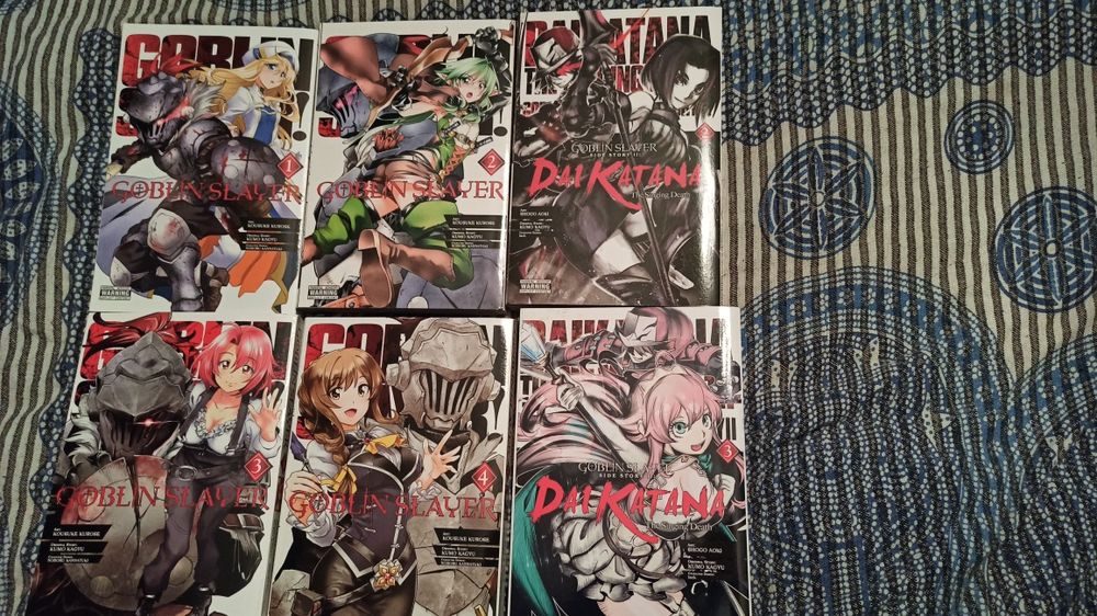 Goblin Slayer manga 1-4 + dai katana