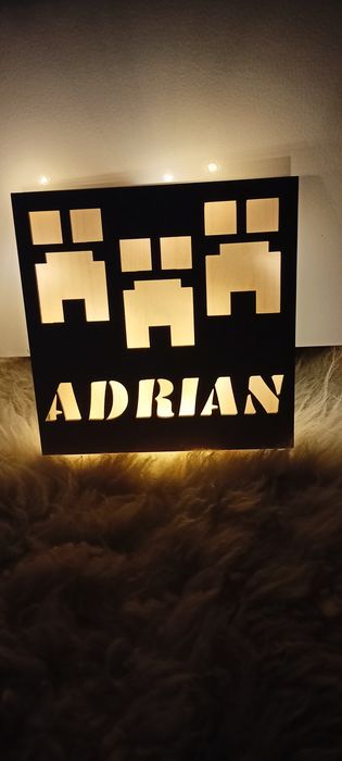 Lampki imienne led