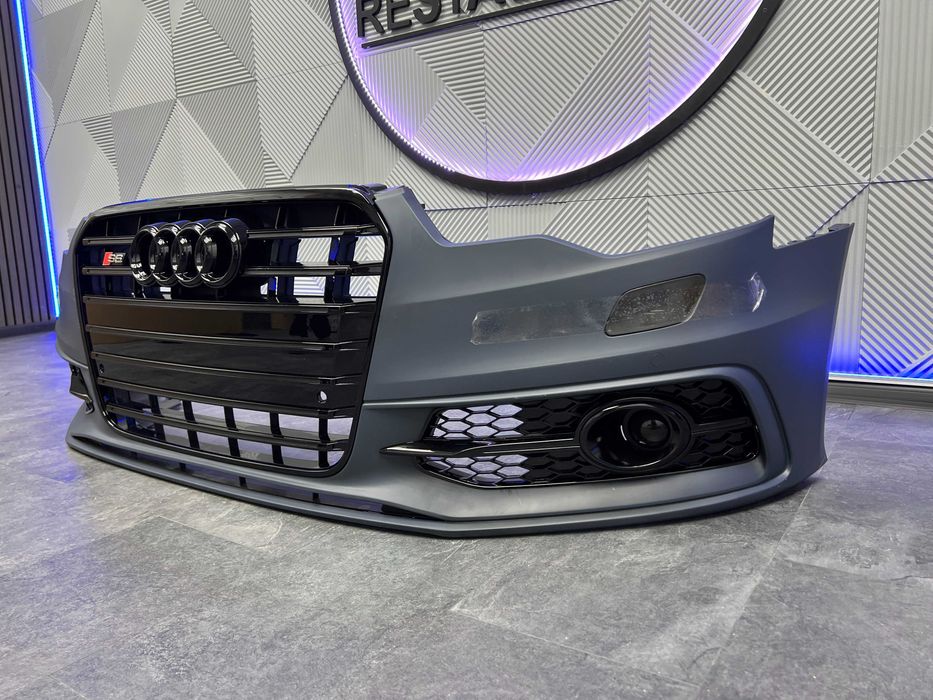 передний бампер на audi a6 C7 до рестайлинг S-Line / S6 стиль