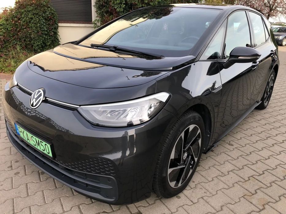 Volkswagen ID.3 62kWh,Ładowarka230V+szybka,FULL LED,długi zasięg,SUPER STAN,grzana kie