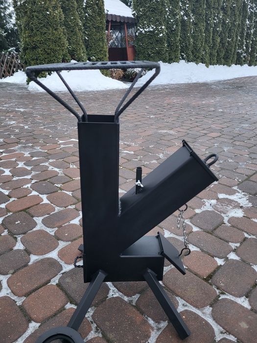 Piecyk rakietowy ,ogrzewacz powietrza 2 w 1