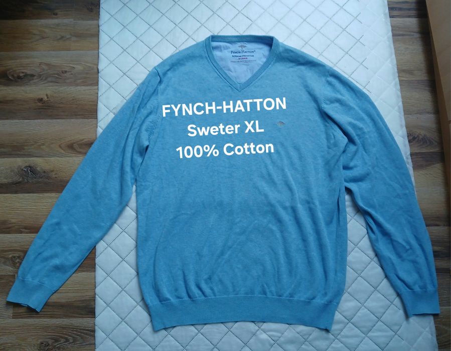 Fynch-Hatton Sweter Porządna 100% Bawełna  XL