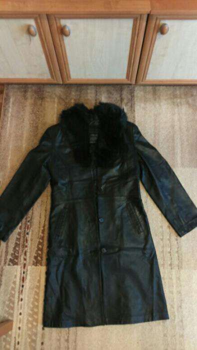 Płaszcz damski skórzany rozm.40