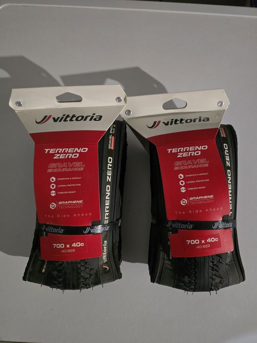 2 Pneus de gravel Vittoria Terreno Zero gravel Endurance 700x40c