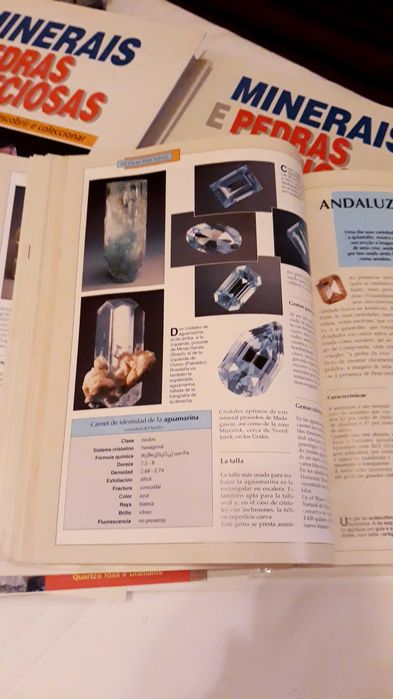 Coleção Minerais e Pedras preciosas