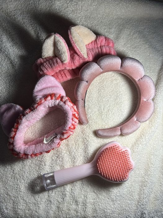 Набор повязок для волос + расчёска