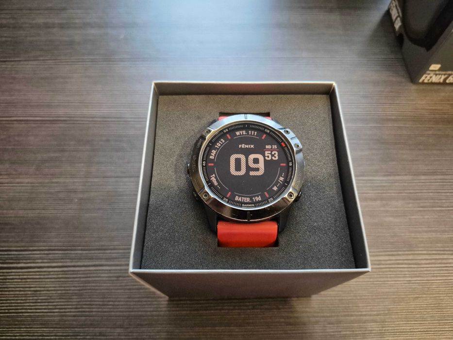 Garmin Fenix 6X PRO 51mm Mapy Komplet