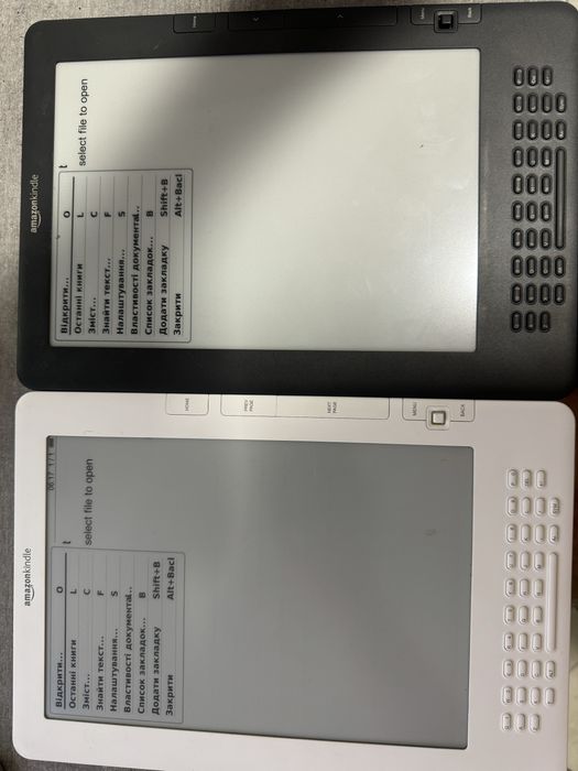 2 Kindle DX. 10 дюйм. Сірий. Білий. Усі формати. Українська. Гарантія