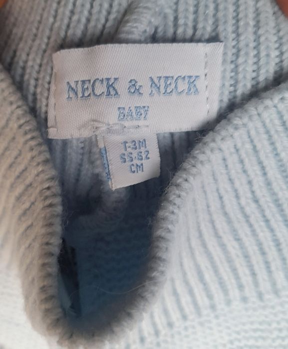 Calças Neck & Neck, 50% lã merino. Tamanho 0 a 3 meses