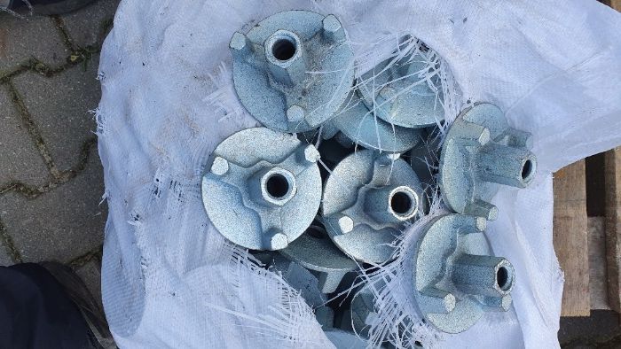 ankry nakrętki mocne ocynk otwarte