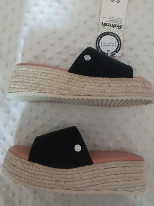 Refresh klapki espadryle sandały nowe 37