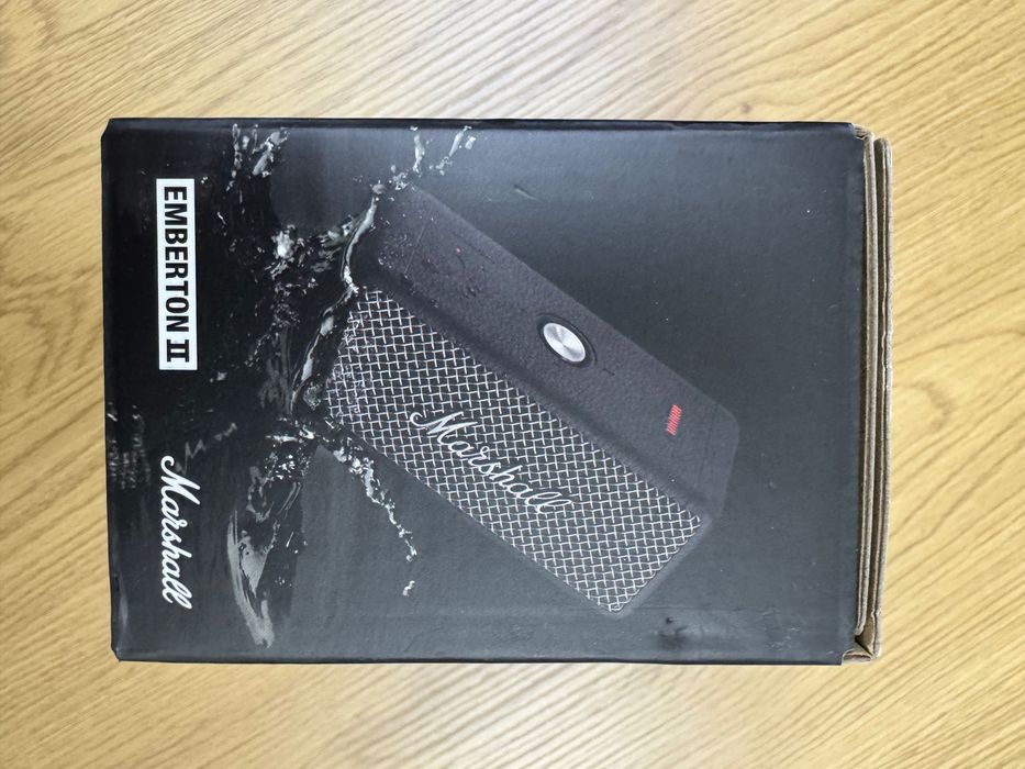 Портативна колонка Marshall Emberton II Black and Steel оригінал