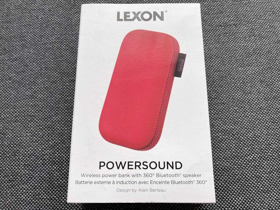 Портативна колонка Lexon Powersound (LA128R) Powerbank НОВА!
