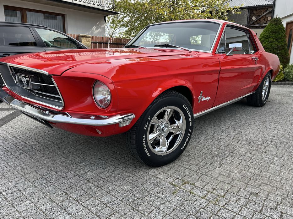 Samochod do wynajecia Ford Mustang 1968 auto na slub wypozyczenie