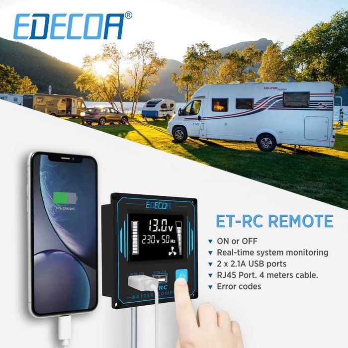 Inversor EDECOA 2500W Onda Pura