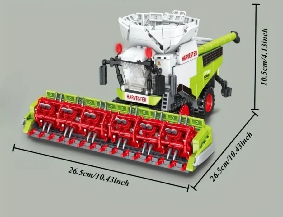 Конструктор комбайн Harvester 920 блоков Lego  CLAAS  Lexiion 8700