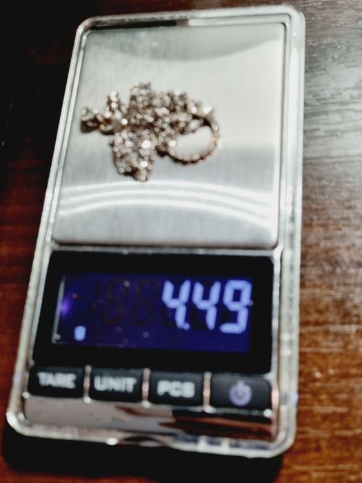 Бриллиантовое колье цепочка