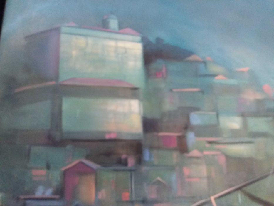 Pintura a óleo »Barco Rabelo», de Mário Portugal