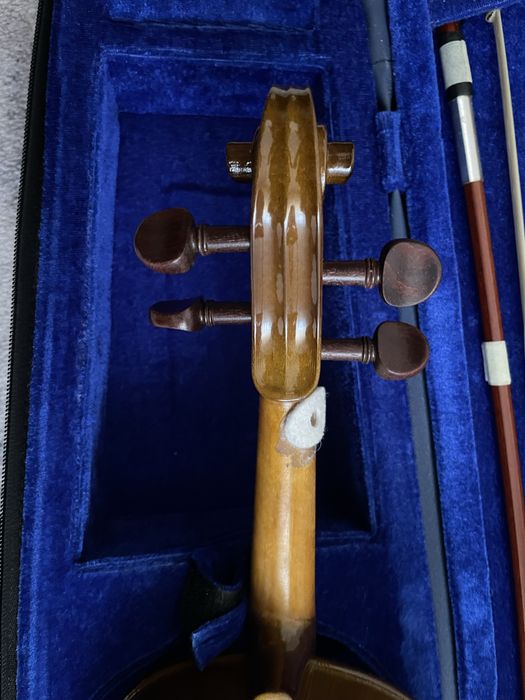 Violino profissional de aprendizagem de criança