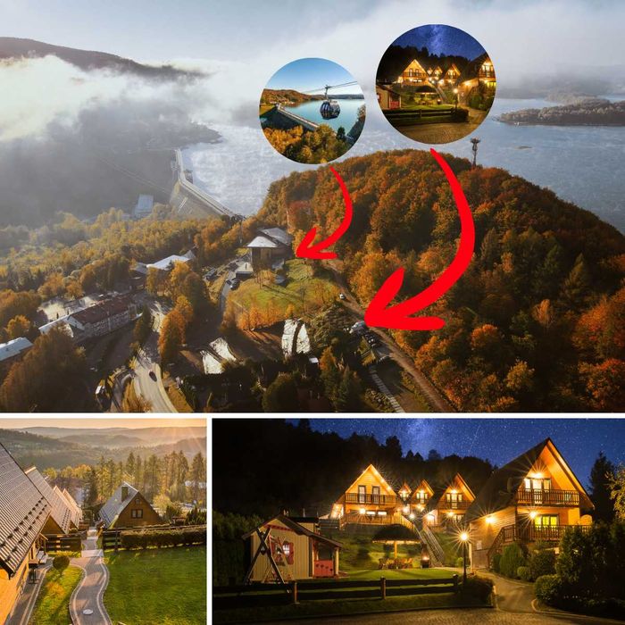 Domki Centrum Soliny 150m do Zapory i PKL/Ferie Dom z Jacuzzi wiejski