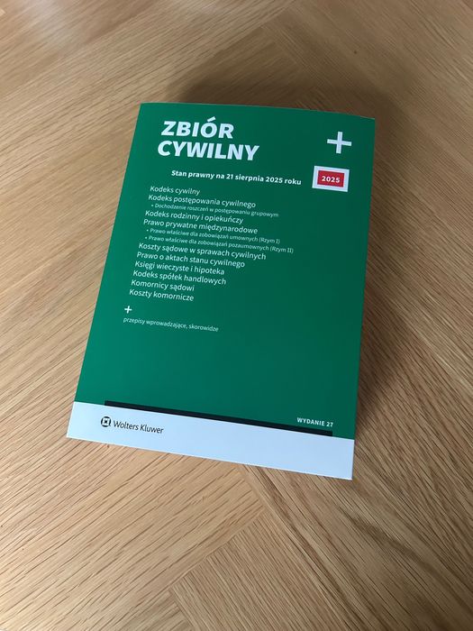 Książka Prawna ,,zbiór Cywilny”