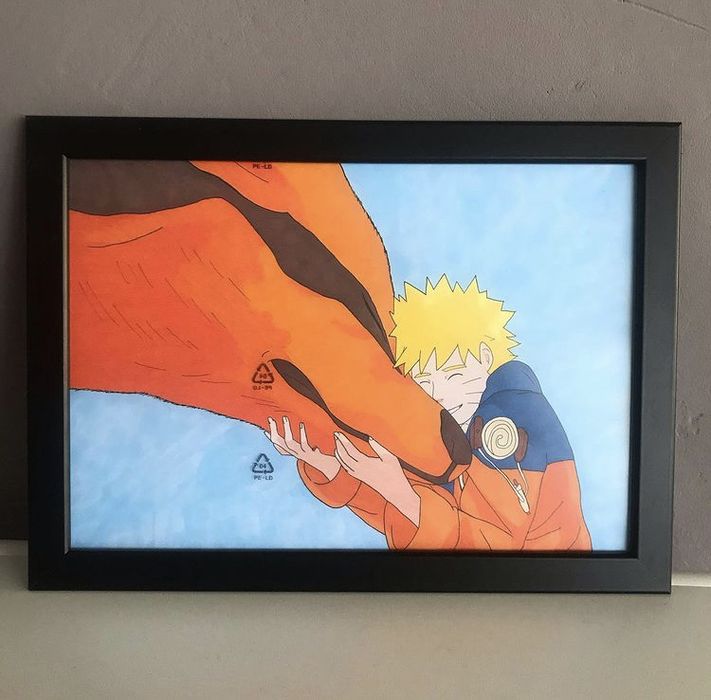 Quadro Naruto e Kurama