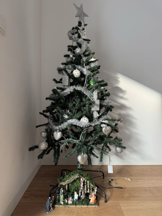 Arvore de Natal em Excelente Estado 150cm